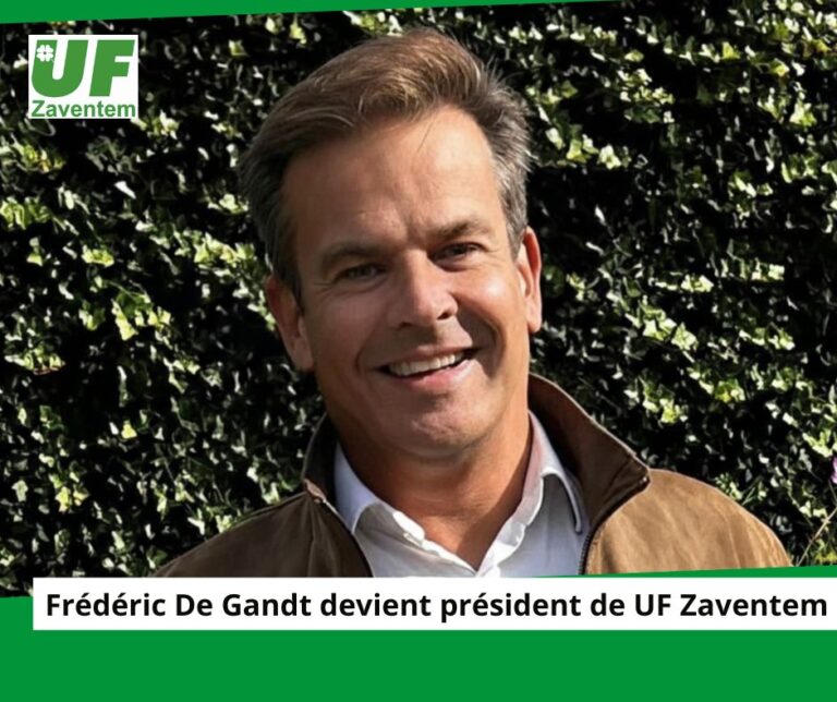 Frédéric De Gandt devient président de UF Zaventem